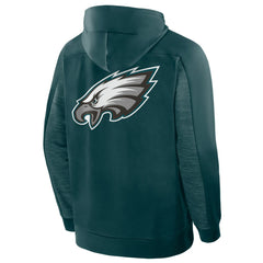 Fanatics Philadelphia Eagles Checkdown Pass Full-Zip Hoodie Midnight Green