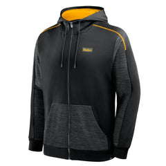 Fanatics Pittsburgh Steelers Checkdown Pass Full-Zip Hoodie Black