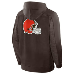 Fanatics Cleveland Browns Checkdown Pass Full-Zip Hoodie Brown