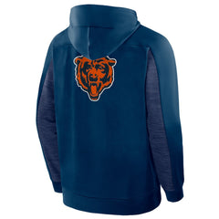 Fanatics Chicago Bears Checkdown Pass Full-Zip Hoodie Navy