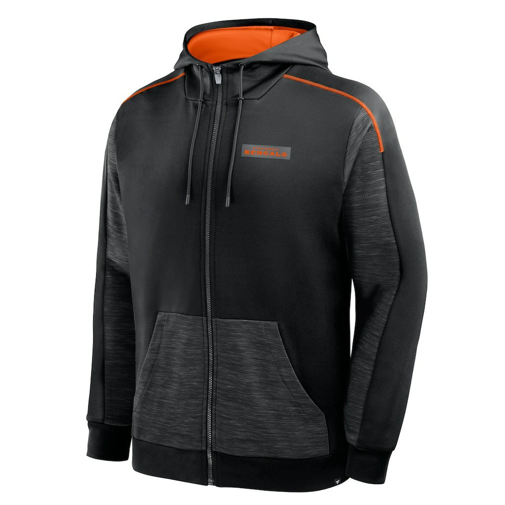 Fanatics Cincinnati Bengals Checkdown Pass Full-Zip Hoodie Black