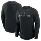Fanatics Philadelphia Eagles Coverage Scheme Long Sleeve T-Shirt Black