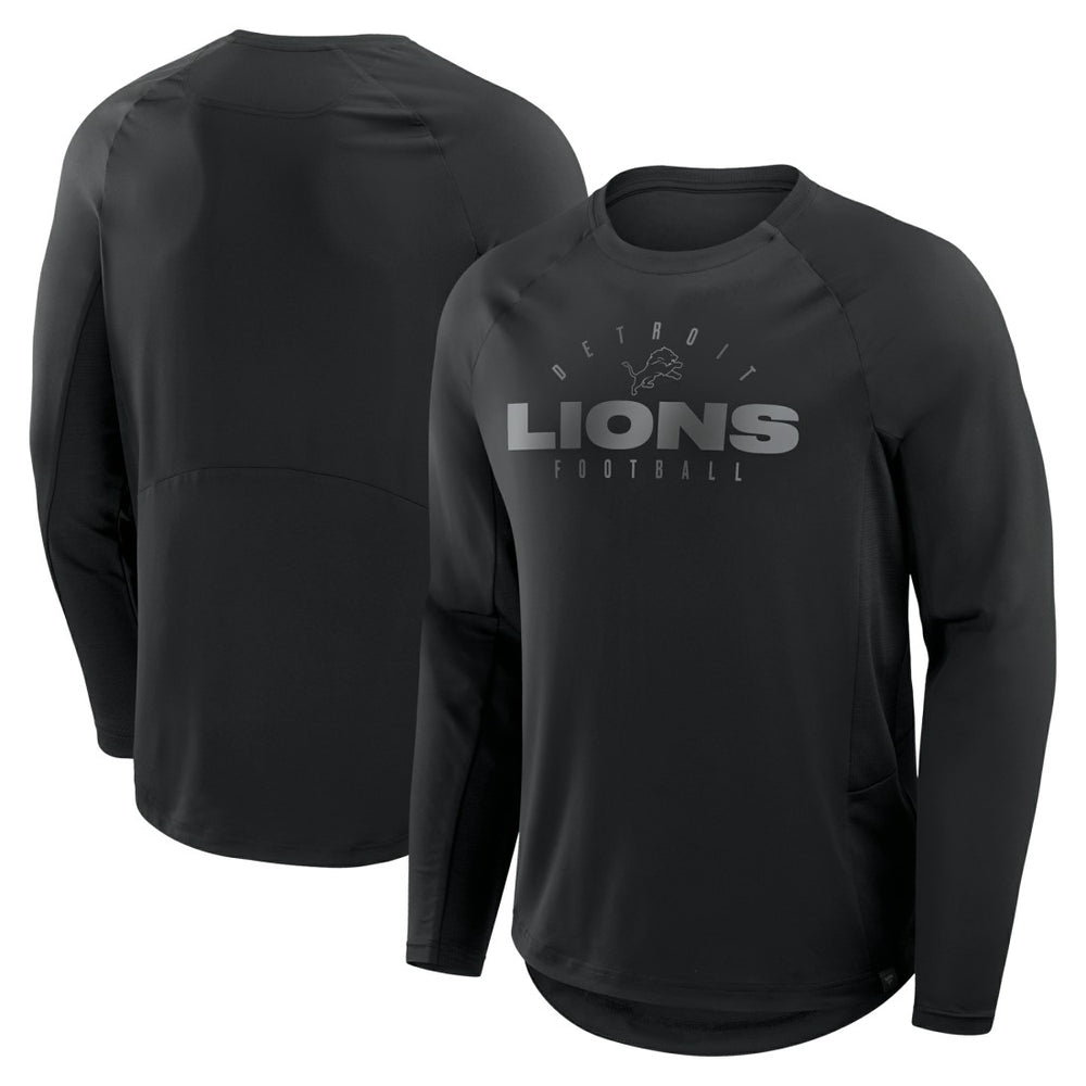 Fanatics Detroit Lions Coverage Scheme Long Sleeve T-Shirt Black