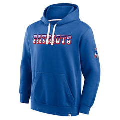 Fanatics New England Patriots New Horizons Heritage Pullover Hoodie Royal