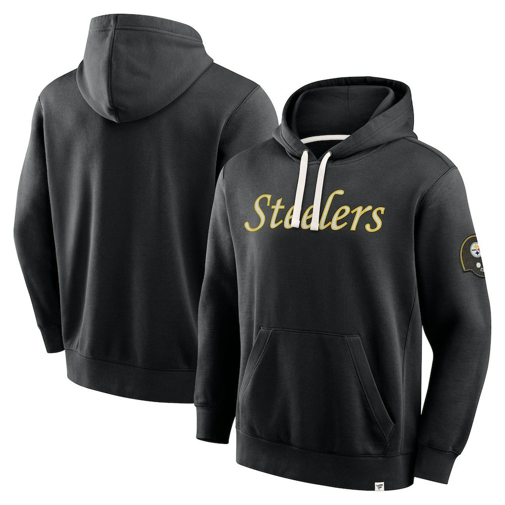 Fanatics Pittsburgh Steelers New Horizons Heritage Pullover Hoodie Black