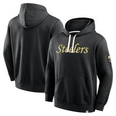 Fanatics Pittsburgh Steelers New Horizons Heritage Pullover Hoodie Black