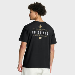 Fanatics New Orleans Saints Passing Pocket Legacy T-Shirt Black