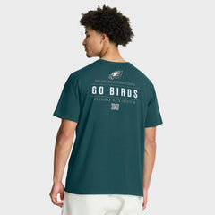 Fanatics Philadelphia Eagles Passing Pocket Legacy T-Shirt Midnight Green