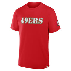 Fanatics San Francisco 49ers Elevated Classic Legacy T-Shirt Scarlet