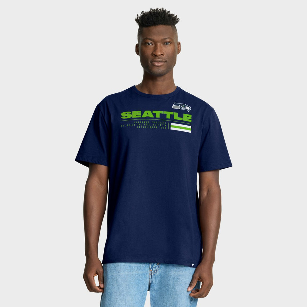 Fanatics Seattle Seahawks Chop Block Legacy T-Shirt College Navy