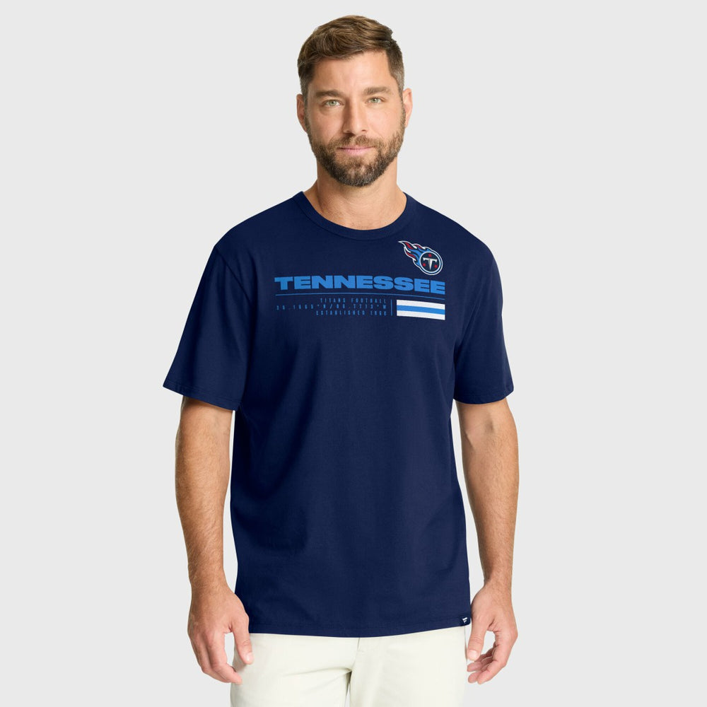 Fanatics Tennessee Titans Chop Block Legacy T-Shirt Navy