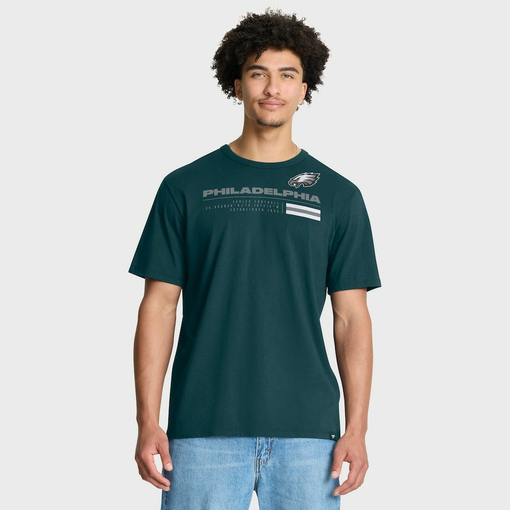 Fanatics Philadelphia Eagles Chop Block Legacy T-Shirt Midnight Green