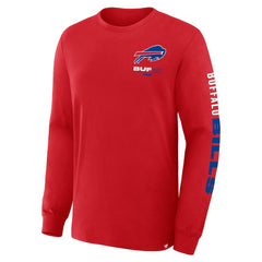 Fanatics Buffalo Bills Clock Management Legacy Long Sleeve T-Shirt Red