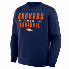 Fanatics Denver Broncos Powerful Throw Legacy Pullover Sweatshirt Navy