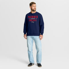 Fanatics New England Patriots Powerful Throw Legacy Pullover Sweatshirt Navy