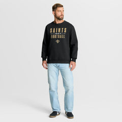 Fanatics New Orleans Saints Powerful Throw Legacy Pullover Sweatshirt Black