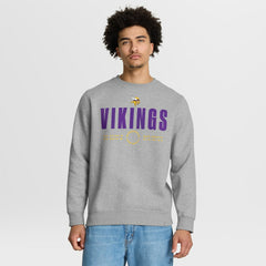 Fanatics Minnesota Vikings Direct Handoff Legacy Pullover Sweatshirt Heather Gray