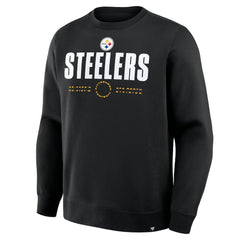 Fanatics Pittsburgh Steelers Direct Handoff Legacy Pullover Sweatshirt Black
