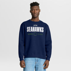 Fanatics Seattle Seahawks Direct Handoff Legacy Pullover Sweatshirt College Navy