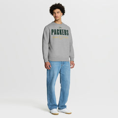 Fanatics Green Bay Packers Direct Handoff Legacy Pullover Sweatshirt Heather Gray