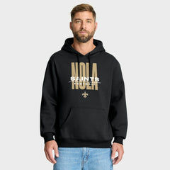 Fanatics New Orleans Saints Right Tackle Legacy Pullover Hoodie - Black