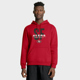 Fanatics San Francisco 49ers Right Tackle Legacy Pullover Hoodie - Scarlet
