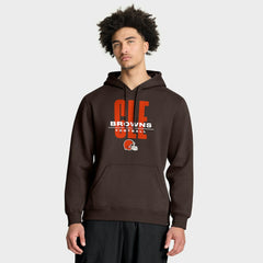 Fanatics Cleveland Browns Right Tackle Legacy Pullover Hoodie - Brown