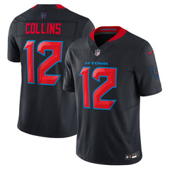 Nike Nico Collins Houston Texans Alternate 2 Vapor F.U.S.E. Limited Jersey Navy