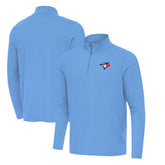 Toronto Blue Jays Antigua Intent Quarter-Zip Top - Powder Blue - MLB Online