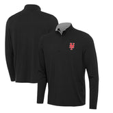 New York Mets Antigua Content Quarter-Zip Top - Black - MLB on Sale