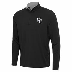 Kansas City Royals Antigua Content Quarter-Zip Top - Black - MLB Online