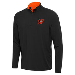 Baltimore Orioles Antigua Content Quarter-Zip Top - Black - MLB Discount