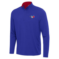 Toronto Blue Jays Antigua Content Quarter-Zip Top - Royal - MLB Online