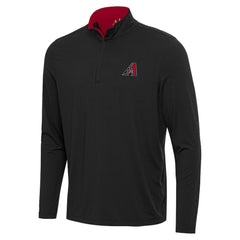 Arizona Diamondbacks Antigua Content Quarter-Zip Top - Black - MLB Lifestyle