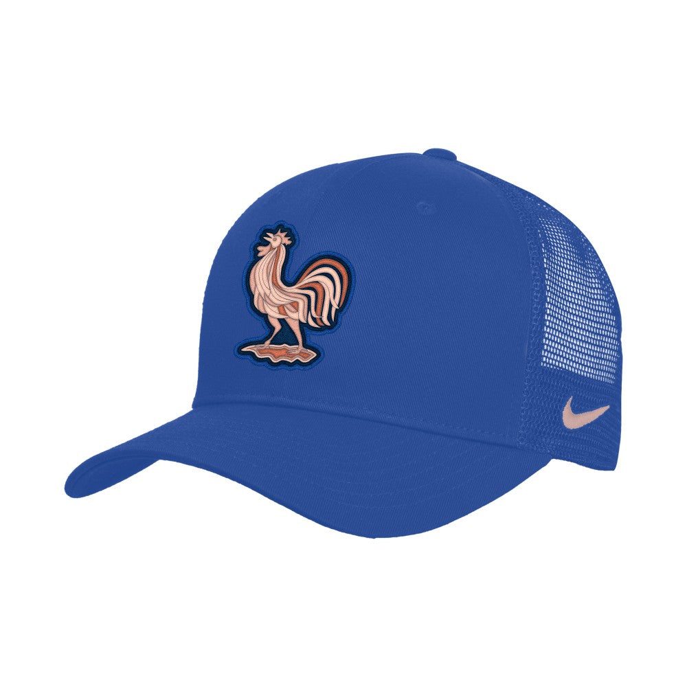 France National Team Unisex Rise Adjustable Trucker Hat Blue - Nike