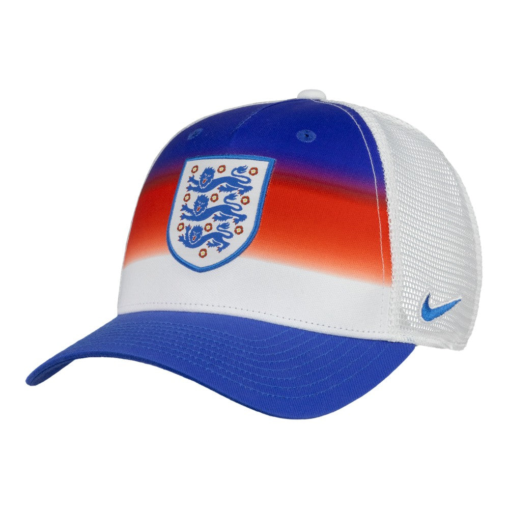 England National Team Unisex Rise Printed Trucker Adjustable Hat White - Nike Discount