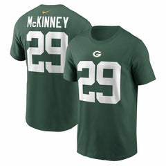 Nike Xavier McKinney Green Bay Packers Name & Number T-Shirt Green