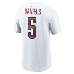 Nike Jayden Daniels Washington Commanders Name & Number T-Shirt White