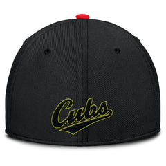 Chicago Cubs Nike Neon 90s Rise SwooshFlex Hat - Crimson/Black - Nike Discount