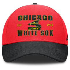 Chicago White Sox Nike Neon 90s Rise Adjustable Hat - Crimson/Black - Nike Lifestyle
