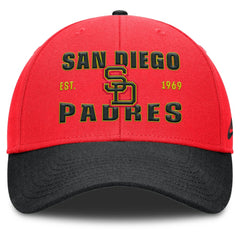 San Diego Padres Nike Neon 90s Rise Adjustable Hat - Crimson/Black - Nike Discount