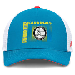 St. Louis Cardinals Nike Neon 90s Rise Structured Performance Adjustable Trucker Hat - Teal - Nike Lifestyle