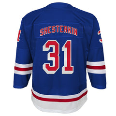 Igor Shesterkin New York Rangers Youth Home Premier Player Jersey - Blue - NHL 202439433