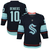 Matty Beniers Seattle Kraken Youth Alternate Replica Player Jersey - Navy - NHL 202439434
