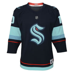 Matty Beniers Seattle Kraken Youth Alternate Replica Player Jersey - Navy - NHL 202439434