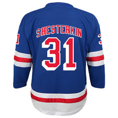 Igor Shesterkin New York Rangers Youth Home Replica Player Jersey - Blue - NHL 202439442