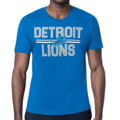 Detroit Lions Starter Retro Team Logo T-Shirt Blue