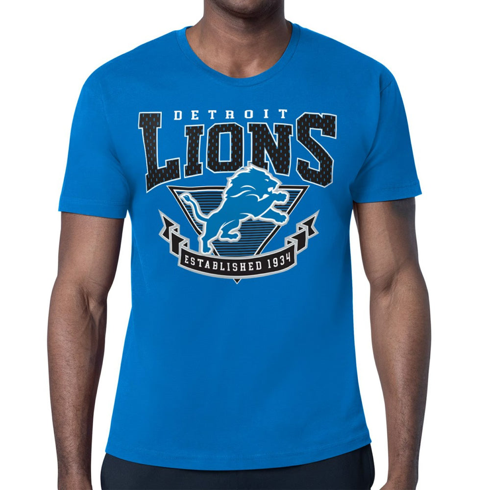 Detroit Lions Starter '80s Inspired Team Logo T-Shirt Blue