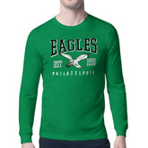Philadelphia Eagles Starter Retro Team Logo Long Sleeve T-Shirt Kelly Green