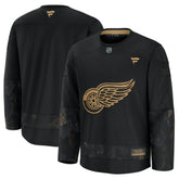 Detroit Red Wings Fanatics 2024 Military Appreciation Practice Jersey - Black - NHL 202439736
